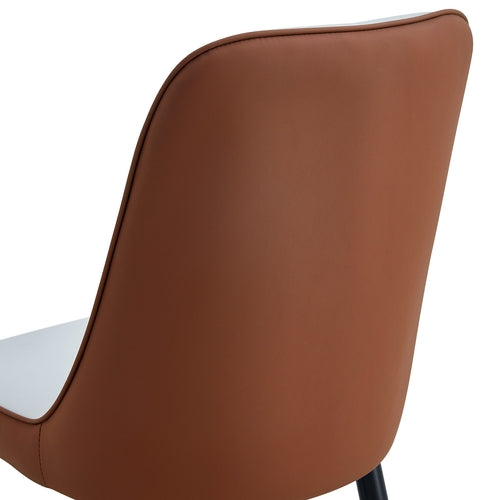 Modern Light Gray and Brown Dining and Living Room Chairs