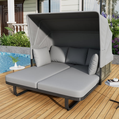Oasis Cantilever Daybed in grey
