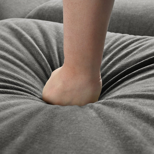 U-shaped Freely Transformable Modular Corner Sofa with Two Ottomans