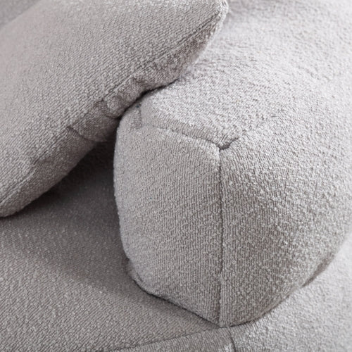 Chenille Sponge single sofa,No Assembly Required,Fluffy Modern Sleeper