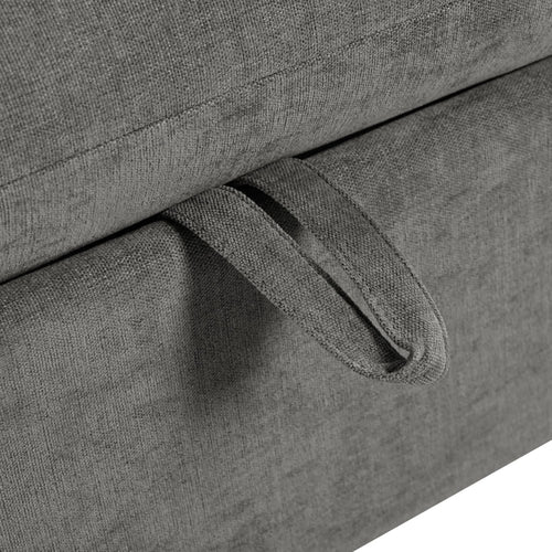 U-shaped Freely Transformable Modular Corner Sofa with Two Ottomans