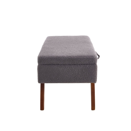 Teddy wool fabric, solid wood feet for solid weighing