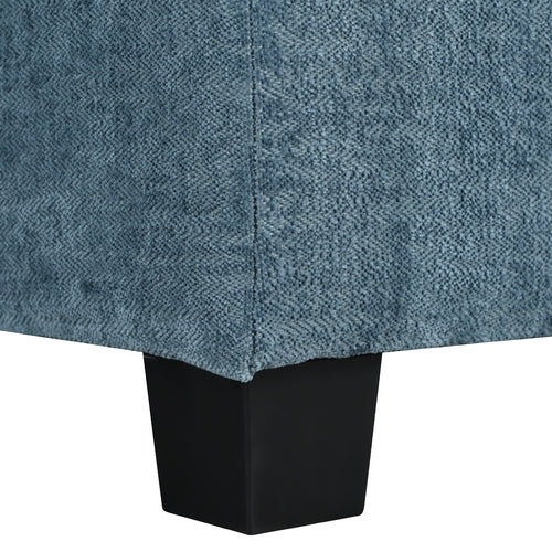 U-Shaped Chenille Sectional Sofa with Adjustable Armrest Pillows -